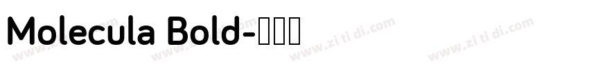 Molecula Bold字体转换
